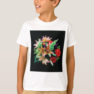 Beautiful Flowers Throw Pillow T-Shirt