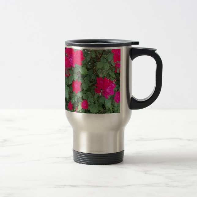 Beautiful Flowers Travel Mug (Right)