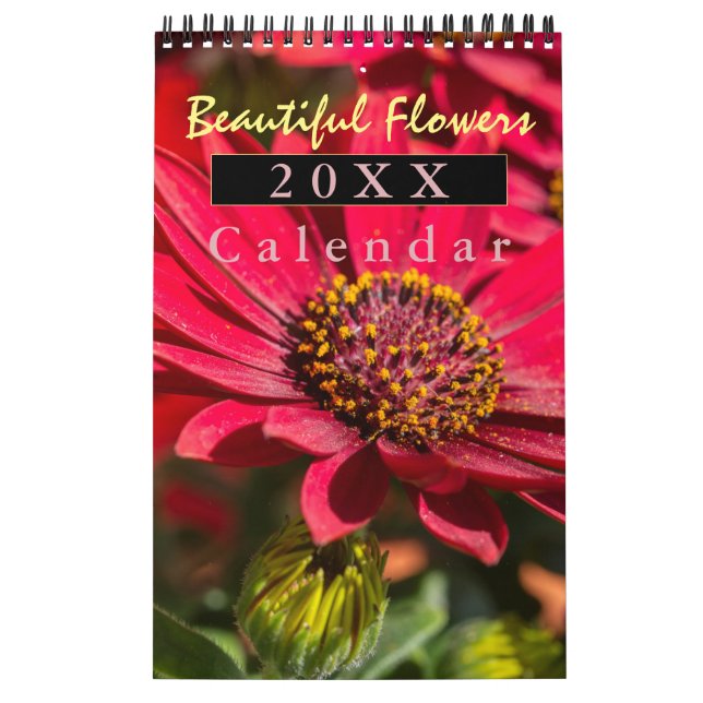 Beautiful Flowers with Bible Quotes For Each Month Calendar (Cover)