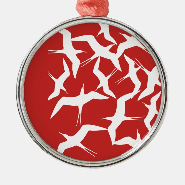 Beautiful Flying Birds Pattern Product Metal Tree Decoration (Front)