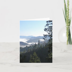 Beautiful foggy Spring morning..... Card