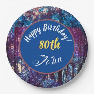 Beautiful Forest Dream Paper Plate