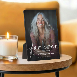 Beautiful Forever in our Hearts Photo Memorial Plaque