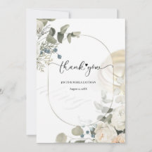 Beautiful frame, modern thank you  ,Flat Thank 