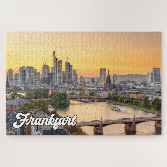Beautiful Frankfurt, Germany Jigsaw Puzzle (Horizontal)