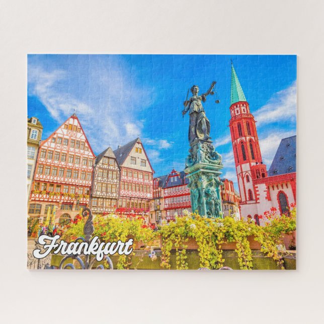 Beautiful Frankfurt, Germany Jigsaw Puzzle (Horizontal)
