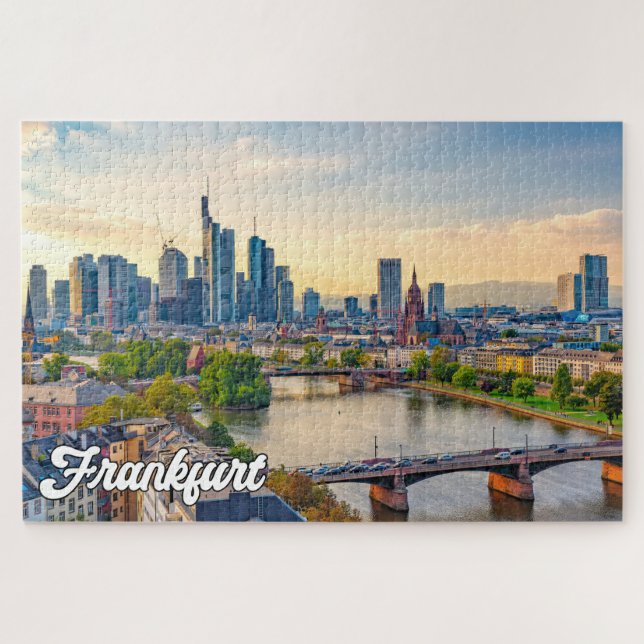 Beautiful Frankfurt, Germany Jigsaw Puzzle (Horizontal)