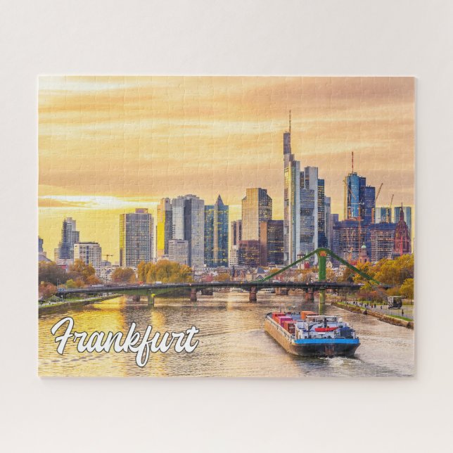 Beautiful Frankfurt, Germany Jigsaw Puzzle (Horizontal)