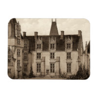 Beautiful French Chateau in Sepia Tones
