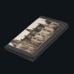Beautiful French Chateau in Sepia Tones Tri-fold Wallet<br><div class="desc">Victor Petit brings you this beautiful French chateaux,  captured in pleasing sepia tones. This stately manor house was the residence of French nobility,  and the sepia filter brings out the majesty of this building. Bring some nobility into your home with this print!</div>