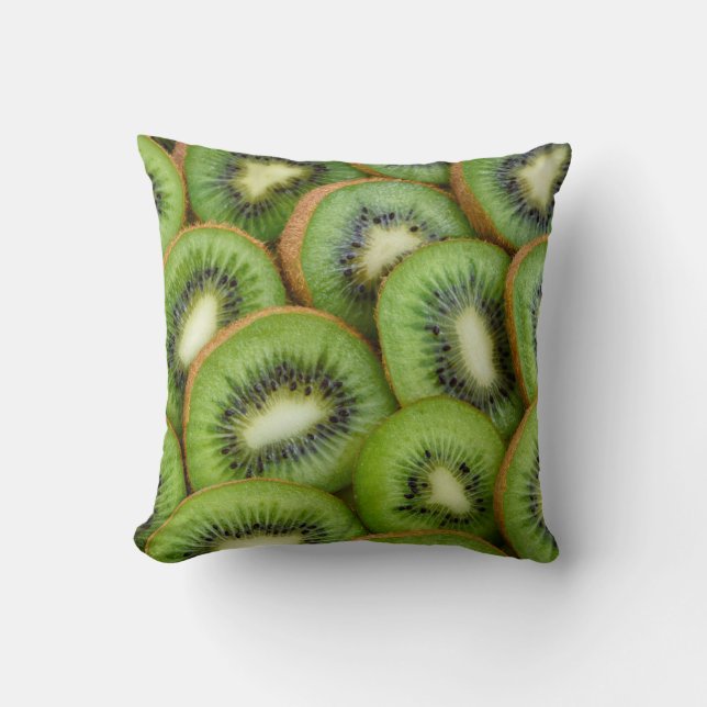 Beautiful Fresh KiWi Ready to Eat Cushion (Front)