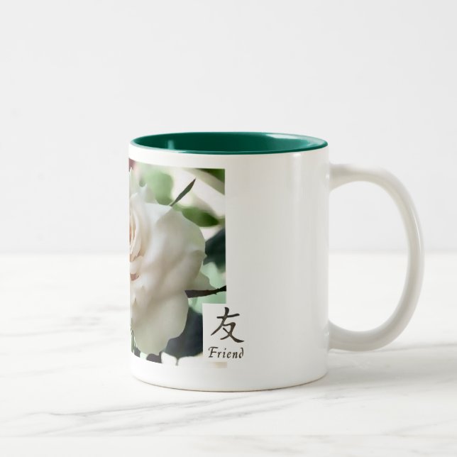 Beautiful Friend Rose Mug (Right)