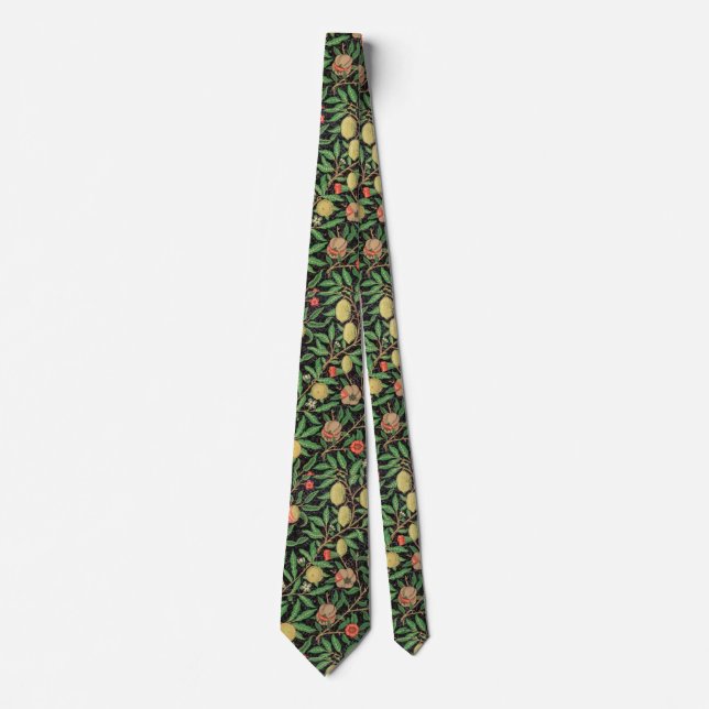 Beautiful Fruit pattern by William Morris Tie (Front)