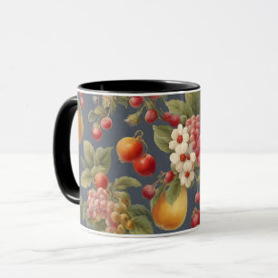Beautiful Fruits and Flowers. French Style Mug