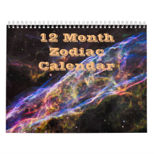 Beautiful Full Year Colourful Zodiac Calendar