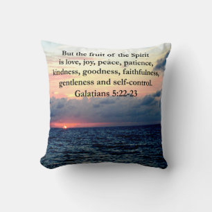 BEAUTIFUL GALATIANS FRUITS OF THE SPIRIT CUSHION