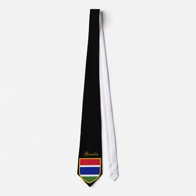 Beautiful Gambia Flag Tie (Front)
