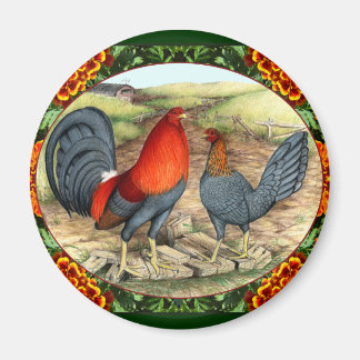 Beautiful Game Fowl Magnet