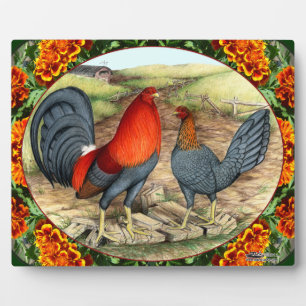 Beautiful Game Fowl Plaque