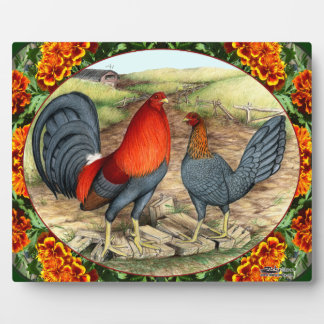 Beautiful Game Fowl Plaque