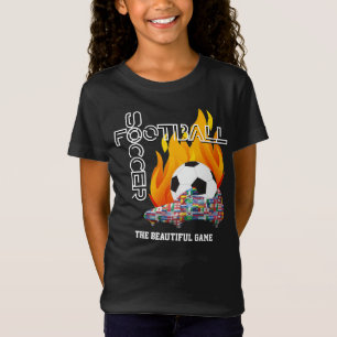 Beautiful Game World FOOTBALL SOCCER Kids T-Shirt