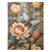 Beautiful Garden Bee With Protea Flowers