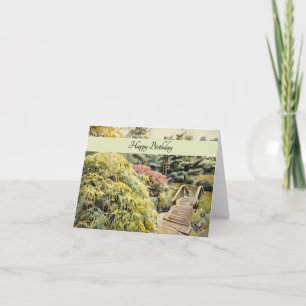 Beautiful Garden - Birthday Card
