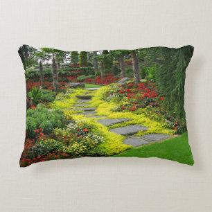 Beautiful Garden Path Photo Decorative Cushion
