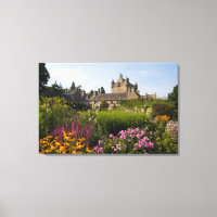 Beautiful gardens and famous castle in