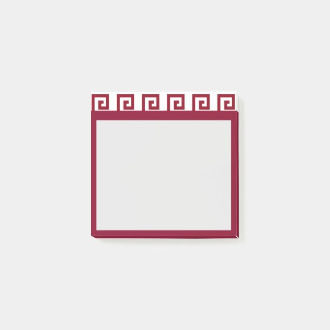 Beautiful Geometric Design Header Post-it Notes (Front)