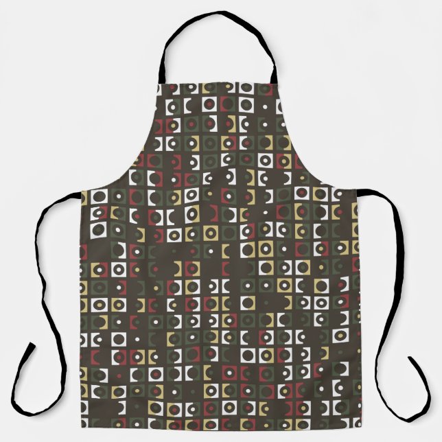 Beautiful geometric pattern design abstract, art,  apron (Front)
