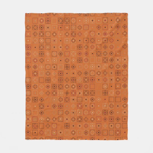 Beautiful geometric pattern design abstract, art,  fleece blanket (Front)