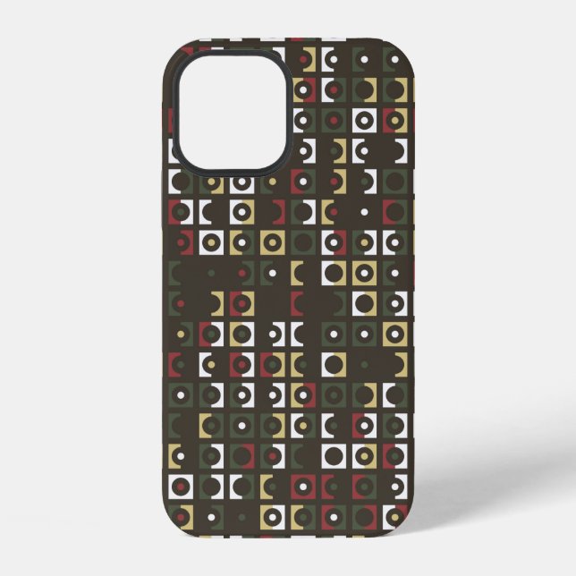 Beautiful geometric pattern design abstract, art,  iPhone case (Back)