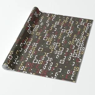 Beautiful geometric pattern design abstract, art wrapping paper