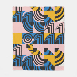 Beautiful Geometric Pattern Fleece Blanket