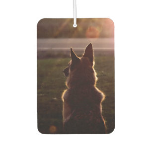 Beautiful German Shepherd Car Air Freshener