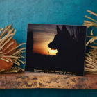 Beautiful German Shepherd Pet Memorial Plaque