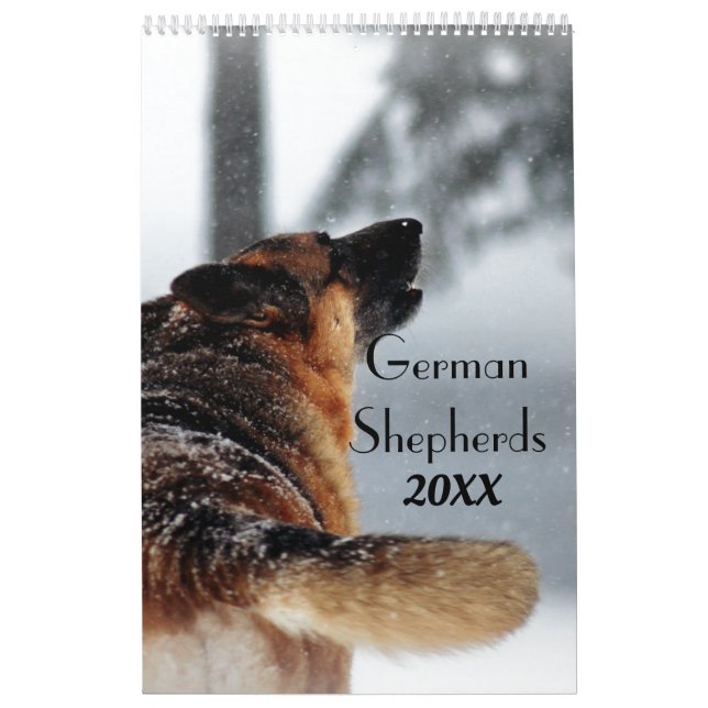 Beautiful German Shepherd Photos Calendar (Cover)