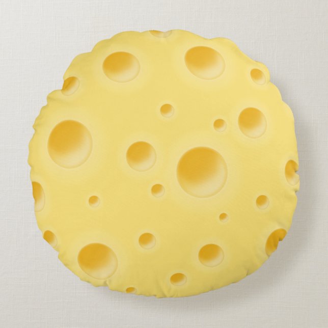 Beautiful Giant Swiss Cheese  Round Cushion (Front)