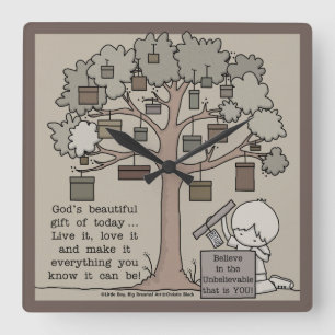 Beautiful Gift Square Wall Clock