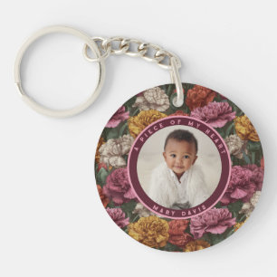 Beautiful Gifts For Coworkers Photo Carnation Key Ring