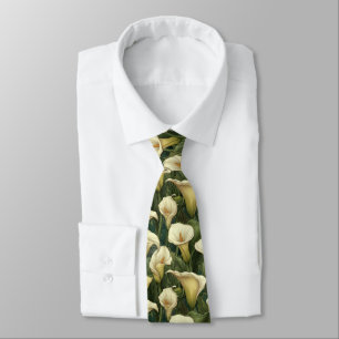 Beautiful Gifts For Husband Calla Lilies Flower Tie