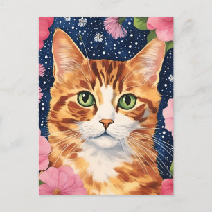 Beautiful Ginger Cat Postcard