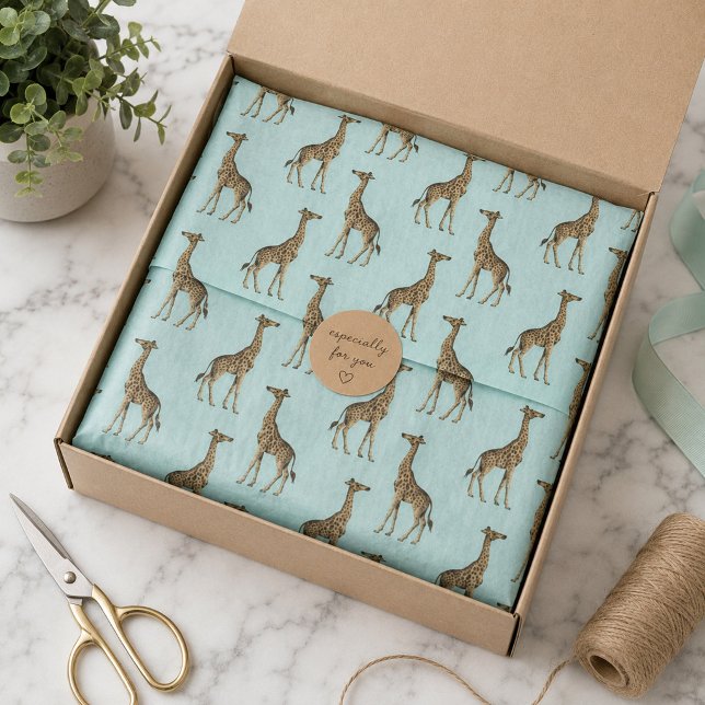 Beautiful Giraffes Tissue Paper (Creator Uploaded)