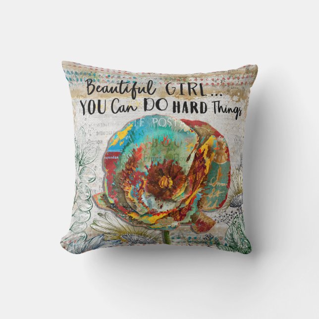 Beautiful Girl Cushion (Front)