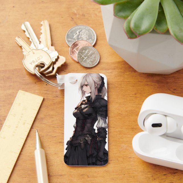 Beautiful Girl Fantasy Anime Key Ring (Desk)