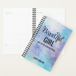 Beautiful Girl Inspirational Planner