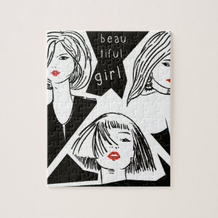 beautiful girl jigsaw puzzle