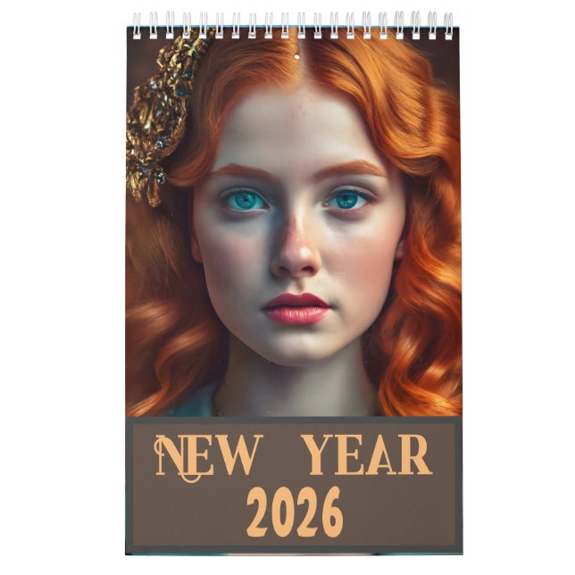 Beautiful girls of all ethnicities New year 2025 Calendar (Cover)