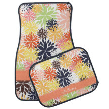 Beautiful girly trendy floral illustration pattern